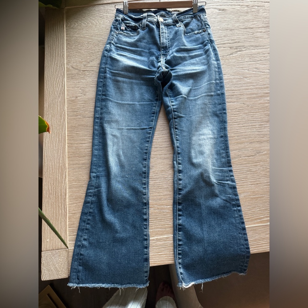 Ag Adriano Goldschmied Dark Blue Flare Jeans